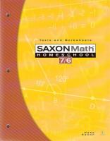 Saxon Math 7/6 (Grade 6)
