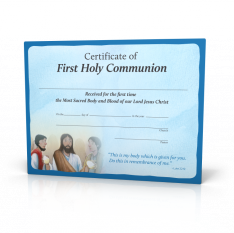 Signs of Grace: You Are Loved - First Communion Certificates (20 Pack)