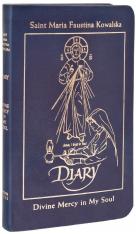 Diary of St. Maria Faustina Kowalska Deluxe Blue Leather