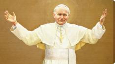 St. John Paul II 18" x 10" Canvas Print