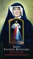 Saint Faustina Kowalska: Pray for the Consecrated Religious Prayer Card - 1000 Pack