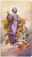 St. Joseph Assumed Into Heaven 10 x 18" Canvas Print