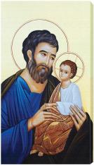 St. Joseph and the Child Jesus 10 x 18" Canvas Print