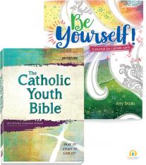 The Catholic Youth Bible® + Be Yourself Girl's Journal NRSV Bundle
