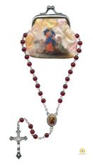 Our Lady of Knots Purse with Rosary