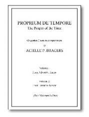 Proprium de Tempore: The Proper of the Time | Le Propre du Temps French Latin & English Advent To