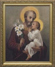 Younger St. Joseph Framed Art