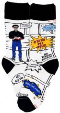 JP II Comic Book Socks