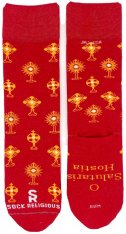 Monstrance Socks - Red