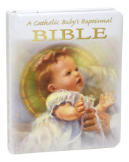 A Catholic Baby's Baptismal Bible