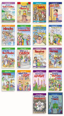 Living Faith Kids Sticker Booklets (Set of 18 Titles)