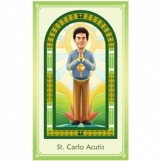 Chime Travelers Collectable Prayer Card - St. Carlo Acutis (10 Pack)