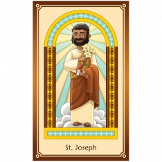 Chime Travelers Collectable Prayer Card - St. Joseph (10 Pack)