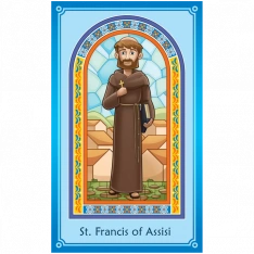 Chime Travelers Collectable Prayer Card - St. Francis of Assisi (10 Pack)