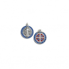 St. Benedict medal with enamel 3.2cm