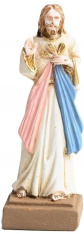 Colored Resin 3'' Divine Mercy Statue
