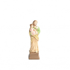 Saint Joseph Colored Resin Statue 3''