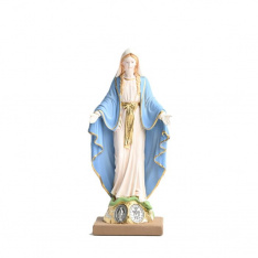 Miraculous Mary Statue 8'' Natural Color