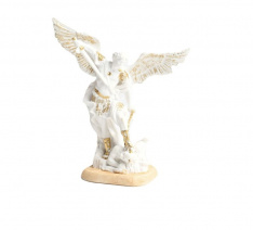 Saint Michael White Statue 3''