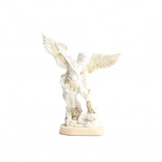Saint Michael White Statue 8''
