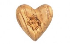 Olive Wood Comfort Heart Large