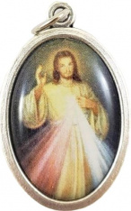 Divine Mercy Colored Medal