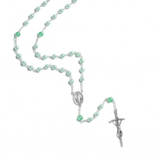 Rosary pearl colour of HOPE with lock links