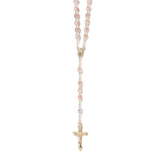 October Birthstone Crystal Rosary (Opal)