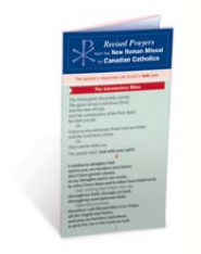 Revised Prayers from the New Roman Missal (Pew Card – Pack of 50)