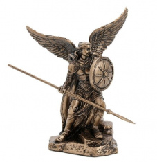 St. Raphael bronze 4"