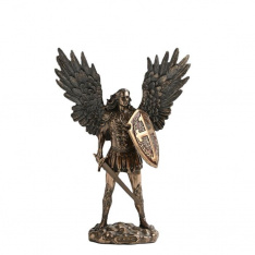 St. Michael coated bronze 11"