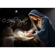 Catholic Christmas Card – O Holy Night (set of 10)