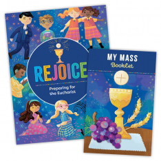 Rejoice Eucharist Child's Book and Keepsake Booklet