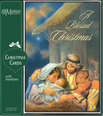 A Blessed Christmas Cards With Envelopes 16 Cards A Blessed Christmas Cards With Envelopes 16 Cards