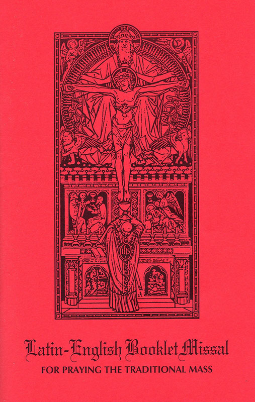 ミサ典礼書 MISSAL Jérusalem Bethléem 木製装丁 仏語 Latin-English Booklet Missal (1962) Red (9789994674183)