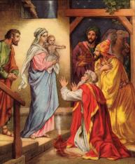Child Jesus & the Kings Adoration Christmas Cards 25 Pack