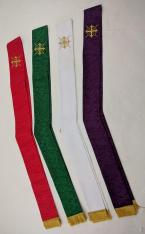 Cross and Rays Stole- Art Silk