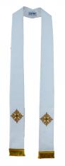 Cross of Flowers Art Silk Stole