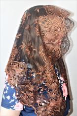 Coffee/Black Eva Spanish Veil