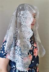 Grey Eva Spanish Veil