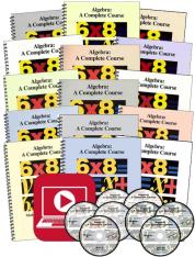 Algebra Modules D-F Complete Set with DVDs