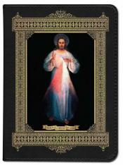 Catholic Bible with Divine Mercy Vilnius Original Cover - Black NABRE (Compact, Zipper, Leather)