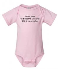 Press Here Onesie - Pink