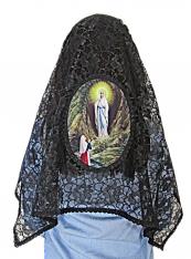 Our Lady's Mantilla by mds - Lourdes Veil