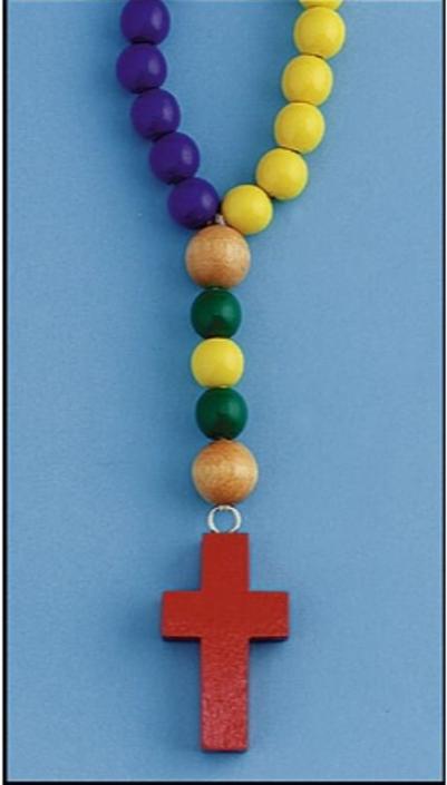 Wooden Kiddie Rosary
