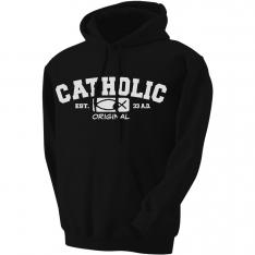 Catholic Original Hoodie, Black, Size 2XL