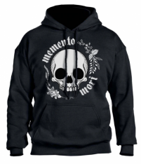 Memento Mori Black Hoodie Size XL