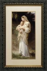 L'Innocence Matted - Ornate Dark Framed Art