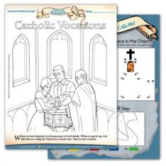 Vocations Worksheet for Kids – Pre-K and Kindergarten
