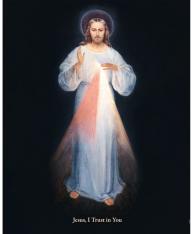 Divine Mercy (Vilnius) - Canvas Print - 16" x 20" - Rays of Mercy